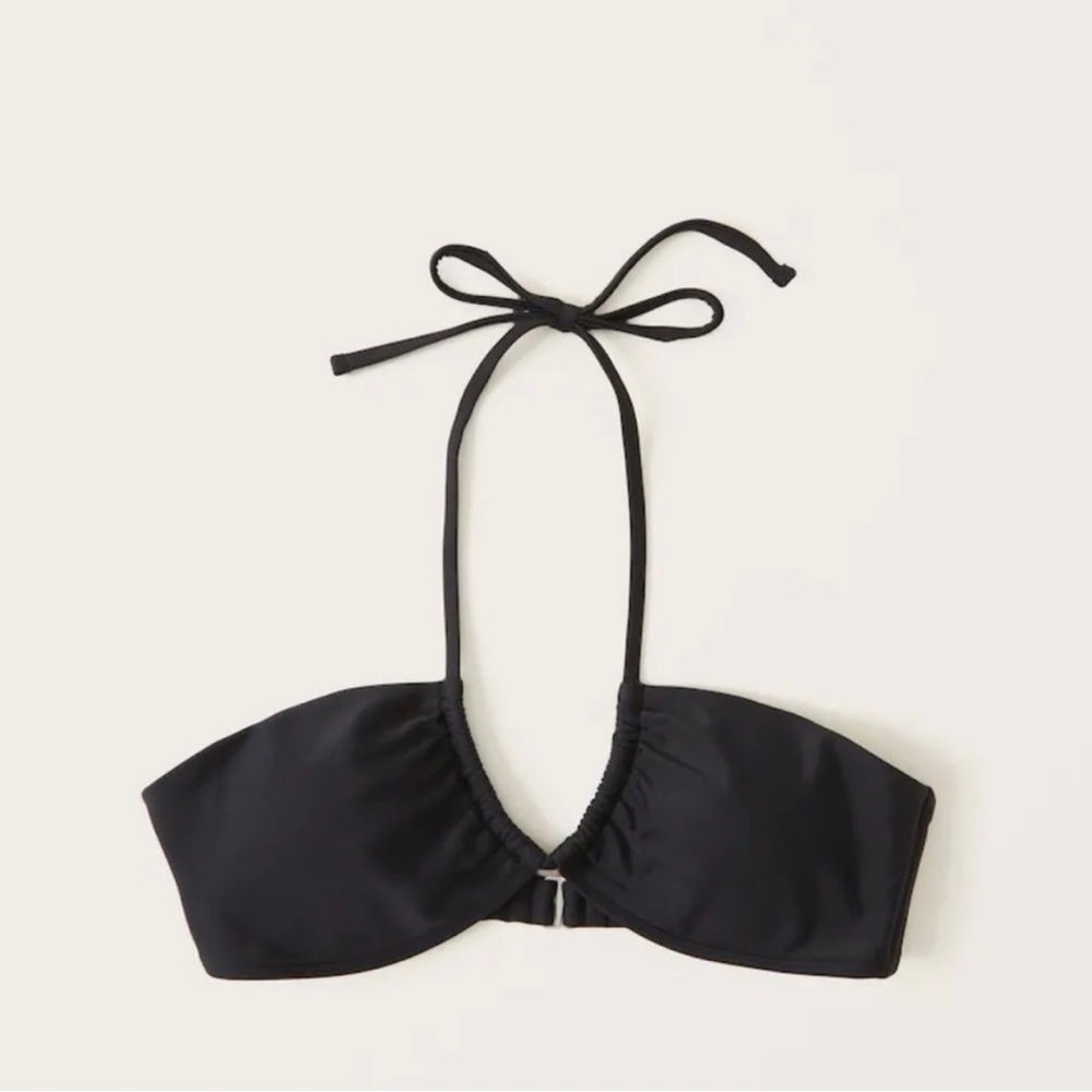 Abercrombie and Fitch Black Bikini Top